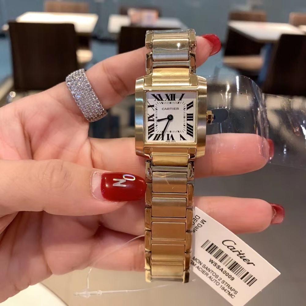 Women's  Quartz Watch Chronograph 904L Stainless Steel 26x20 mm，30x25mm,36x28mm- CT 44