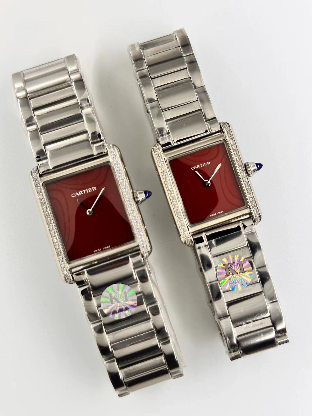Women's  Quartz Watch Chronograph 904L Stainless Steel 27*33 mm     ,24*31mm mm- CT 98