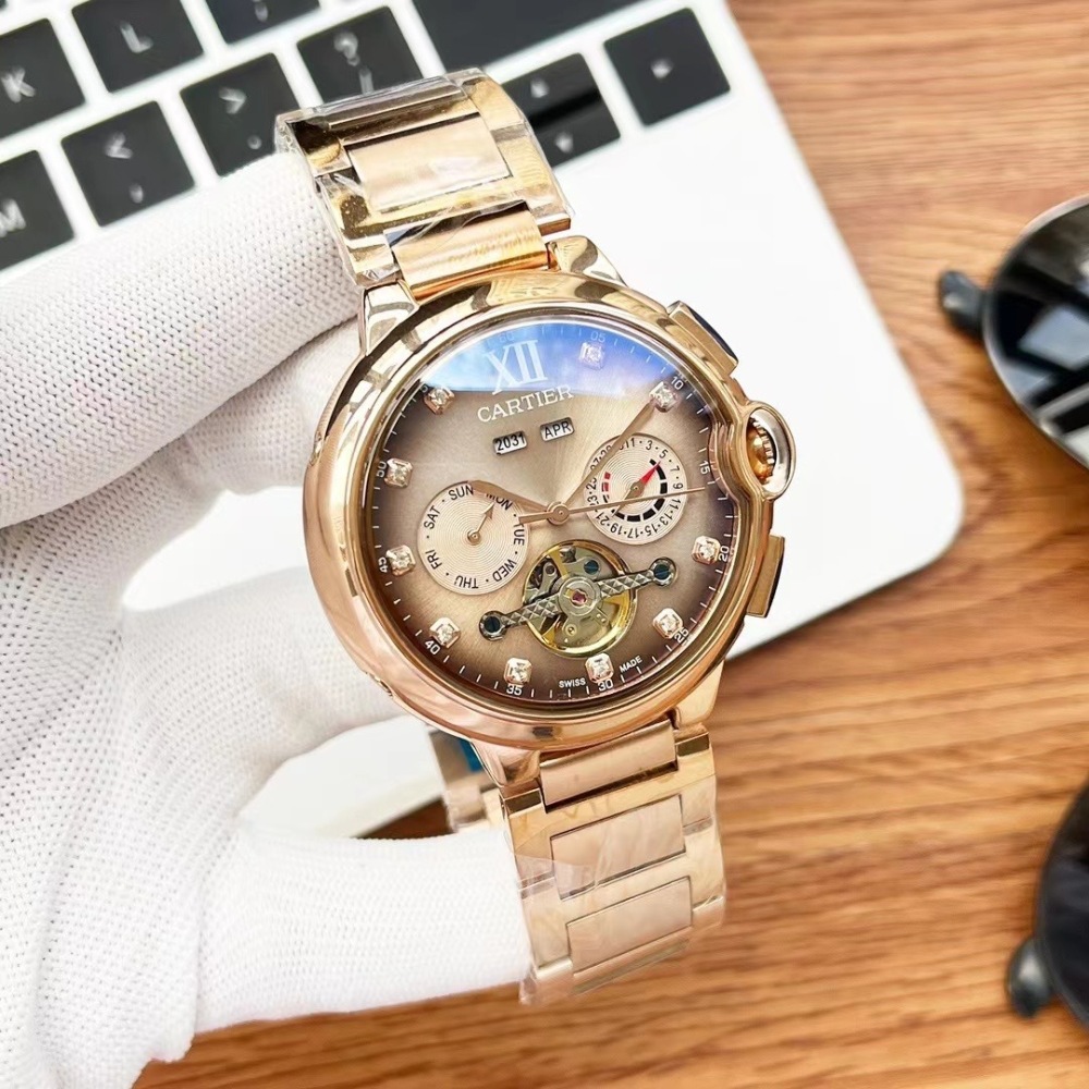 Men's Automatic Mechanical Watch 904L Stainless Steel 45mm - CT 85