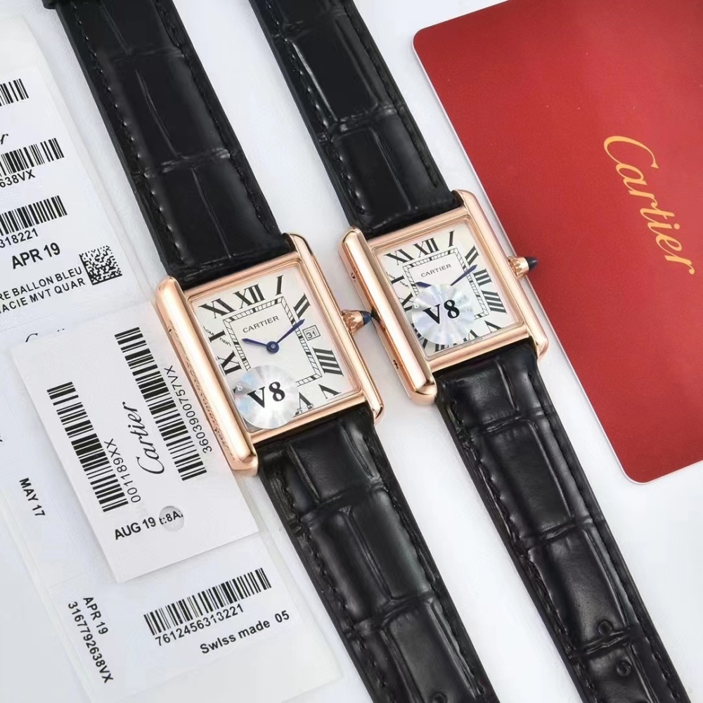 Couple Quartz Watch - 904L Stainless Steel -27*33 mm     24*31mm - CT  52
