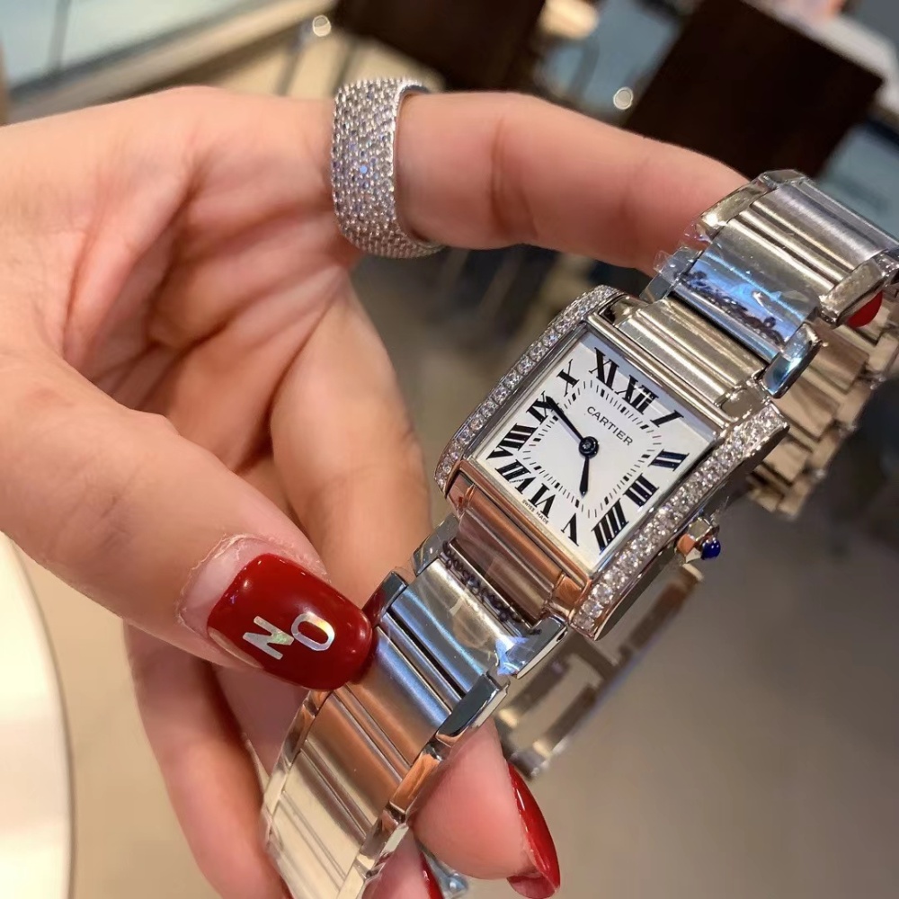 Women's  Quartz Watch Chronograph 904L Stainless Steel 26x20 mm，30x25mm,36x28mm- CT 44