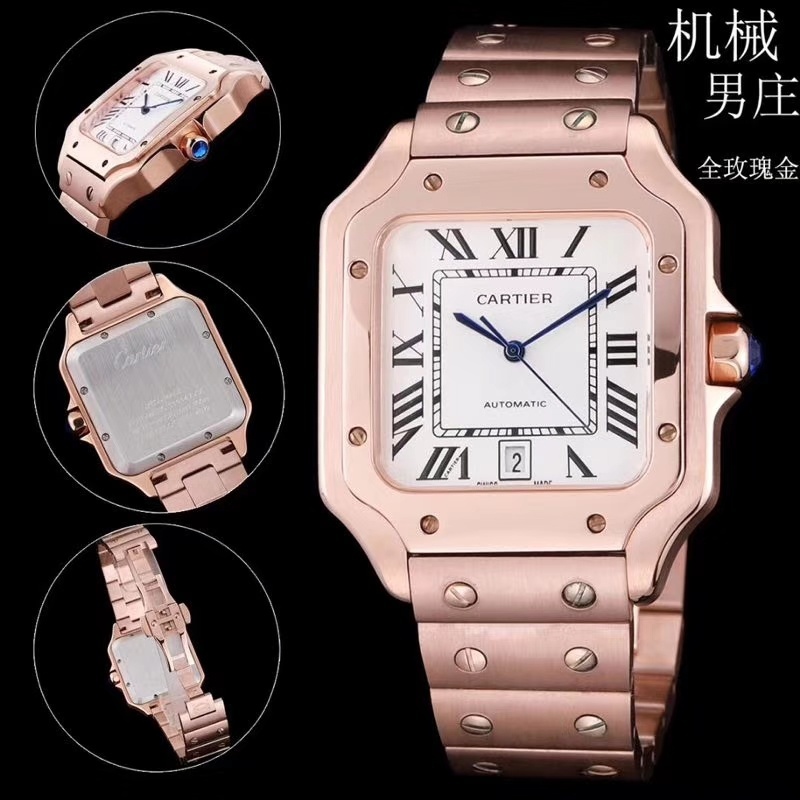 Men's Automatic Mechanical Watch 904L Stainless Steel 39-34mm - CT 7