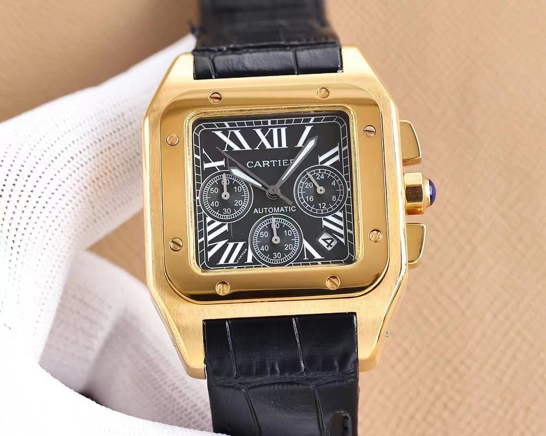 Men's Quartz Watch Chronograph 904L Stainless Steel 39 mm- CT 68