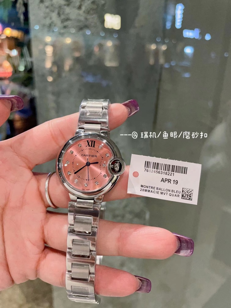 Women's  Quartz Watch Chronograph 904L Stainless Steel 33mm- CT 56