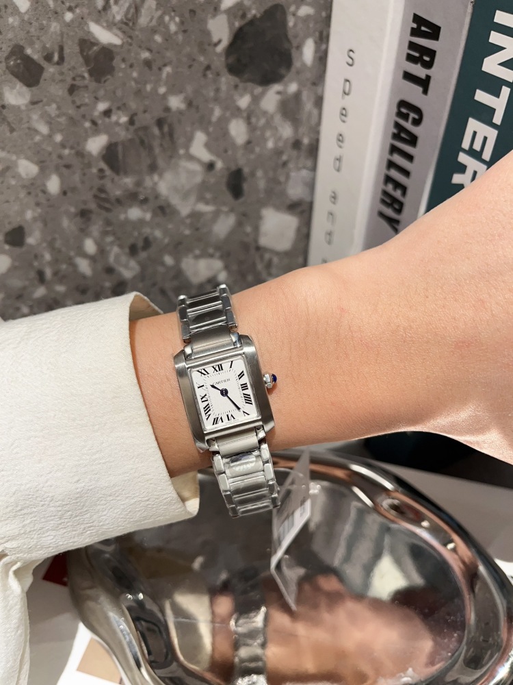 Women's  Quartz Watch Chronograph 904L Stainless Steel 26x20 mm，30x25mm,36x28mm- CT 44