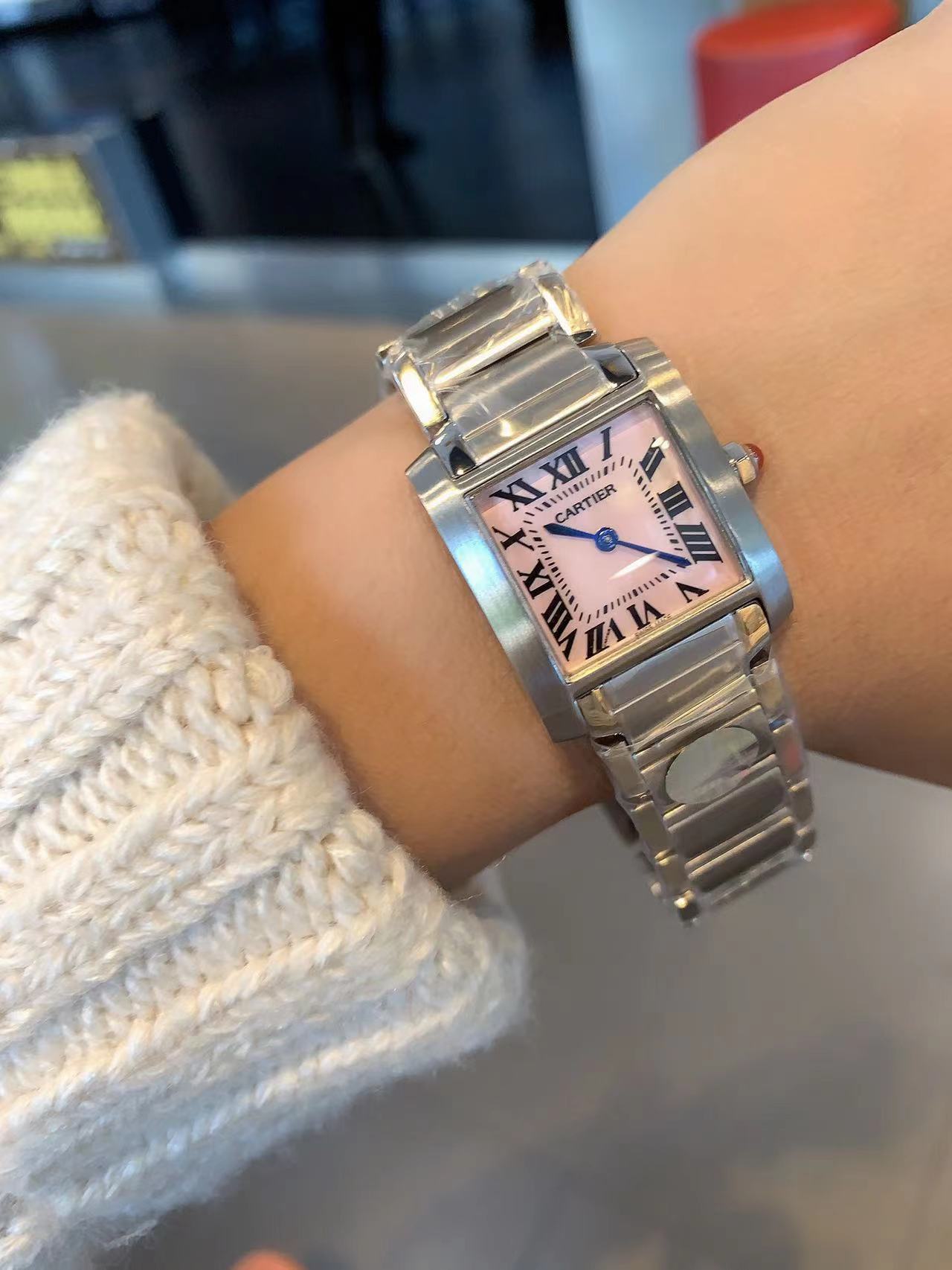 Women's  Quartz Watch Chronograph 904L Stainless Steel 26x20 mm，30x25mm,36x28mm- CT 44