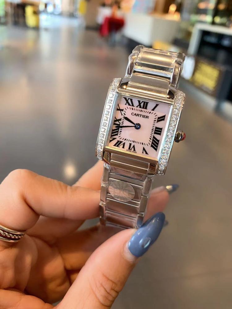 Women's  Quartz Watch Chronograph 904L Stainless Steel 26x20 mm，30x25mm,36x28mm- CT 44