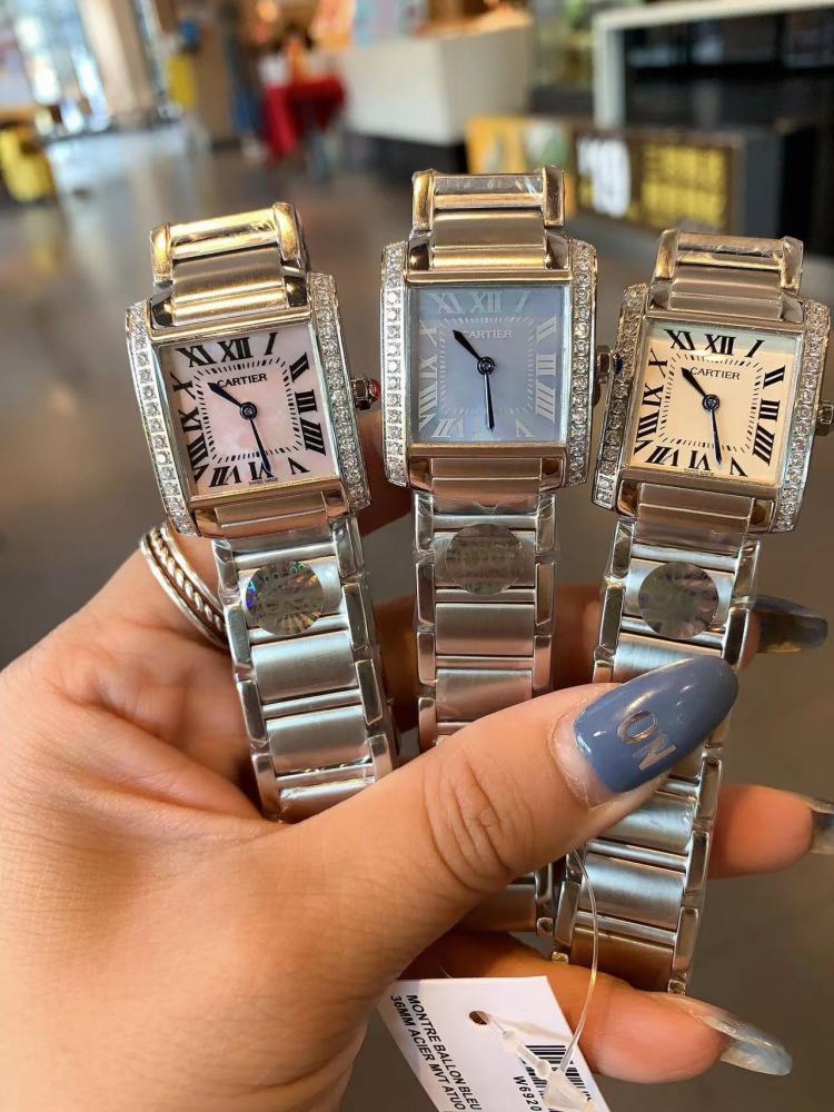 Women's  Quartz Watch Chronograph 904L Stainless Steel 26x20 mm，30x25mm,36x28mm- CT 44