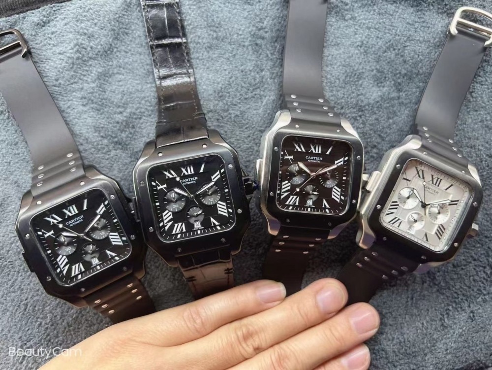 Men's Quartz Watch Chronograph 904L Stainless Steel 44 mm- CT 67