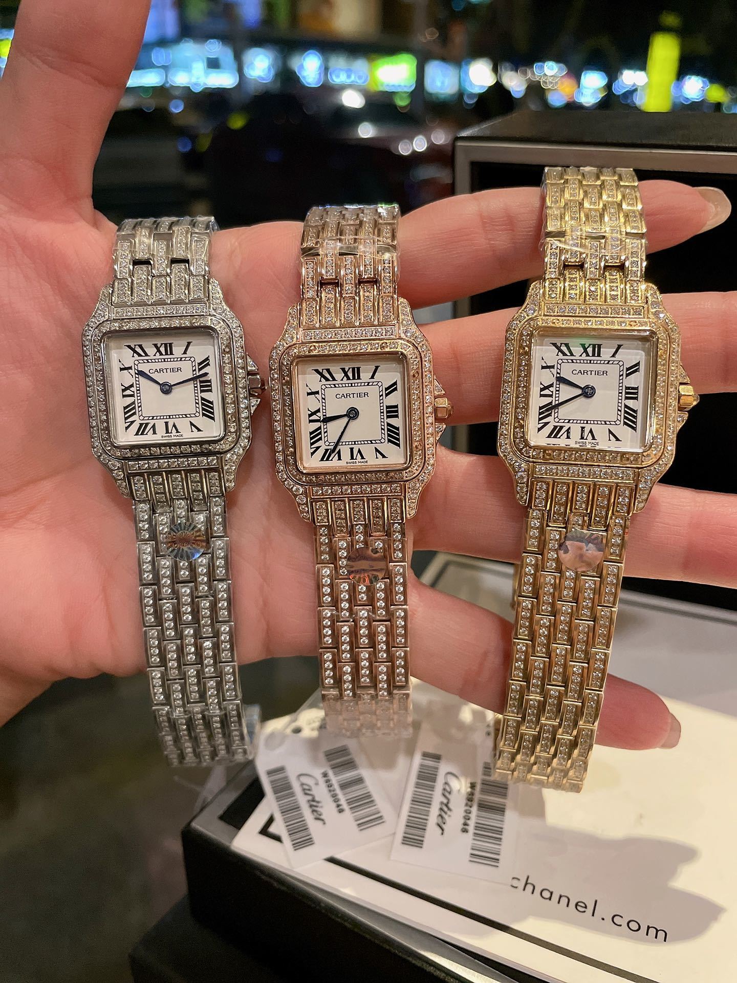 Women's  Quartz Watch Chronograph 904L Stainless Steel 22mm 27mm,- CT 24
