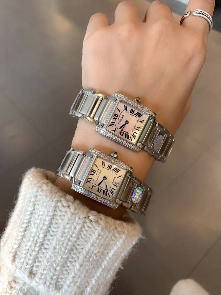 Women's  Quartz Watch Chronograph 904L Stainless Steel 26x20 mm，30x25mm,36x28mm- CT 44
