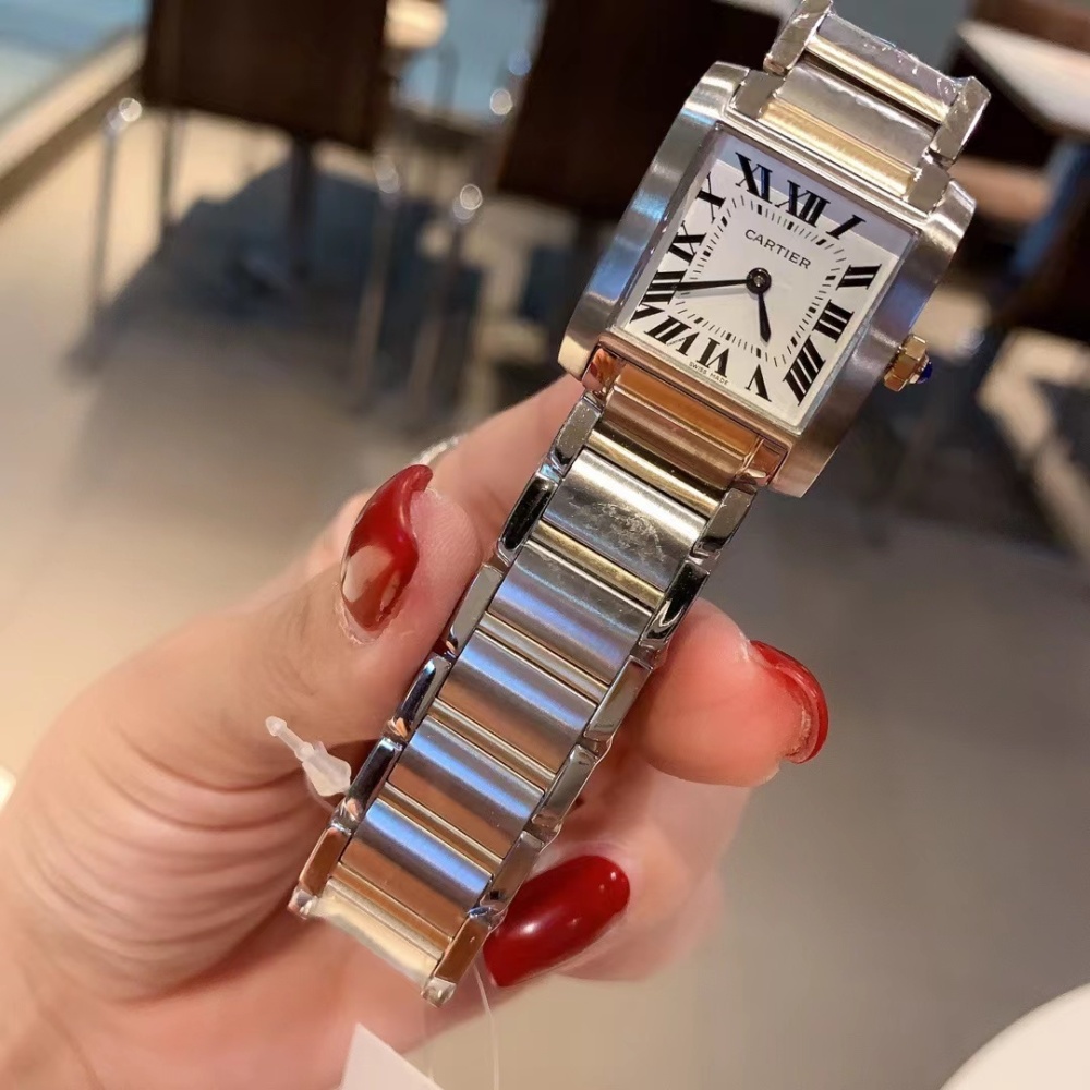 Women's  Quartz Watch Chronograph 904L Stainless Steel 26x20 mm，30x25mm,36x28mm- CT 44