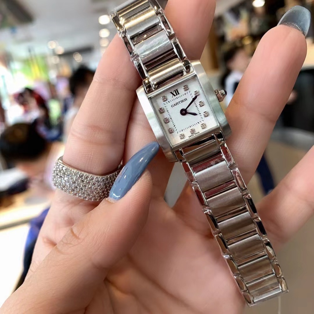 Women's  Quartz Watch Chronograph 904L Stainless Steel 26x20 mm，30x25mm,36x28mm- CT 44