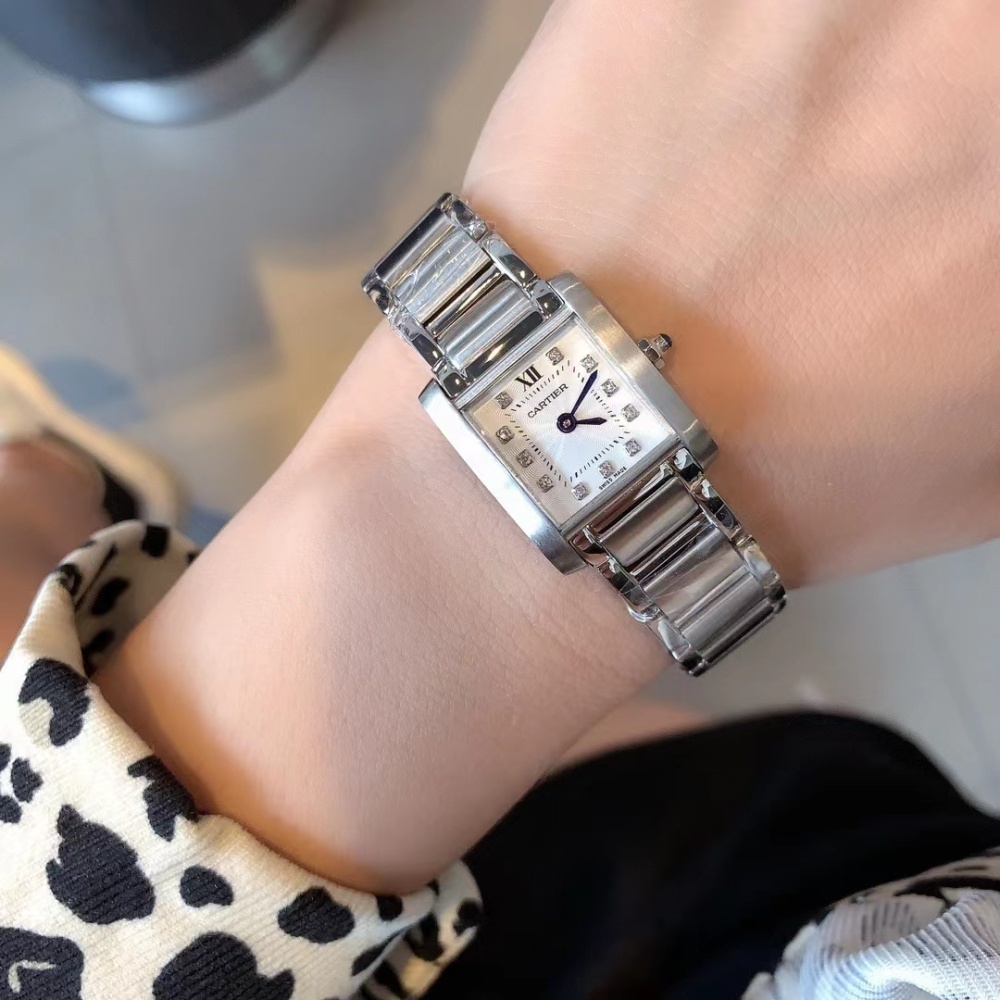 Women's  Quartz Watch Chronograph 904L Stainless Steel 26x20 mm，30x25mm,36x28mm- CT 44