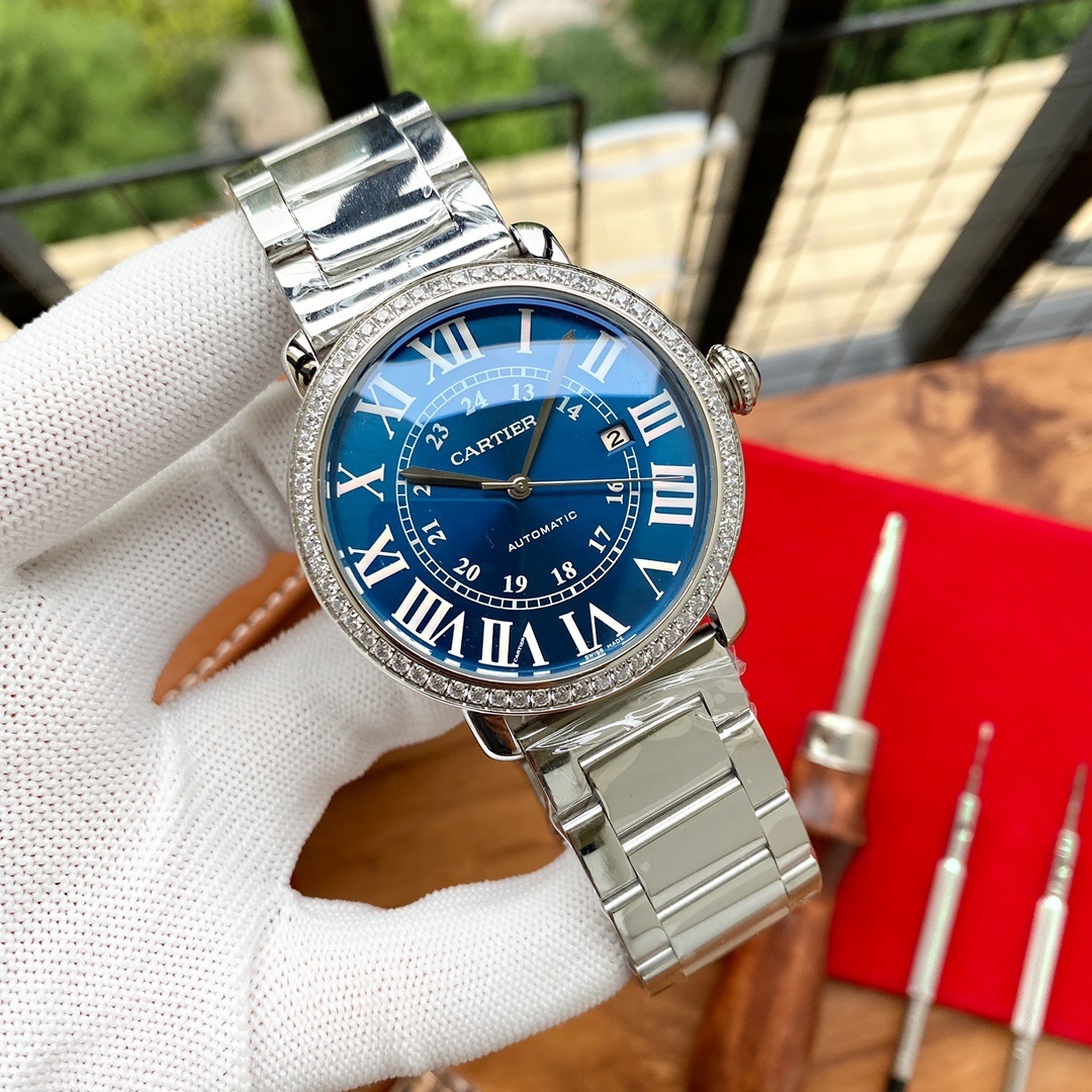 Men's Automatic Mechanical Watch 904L Stainless Steel 40 mm - CT 87