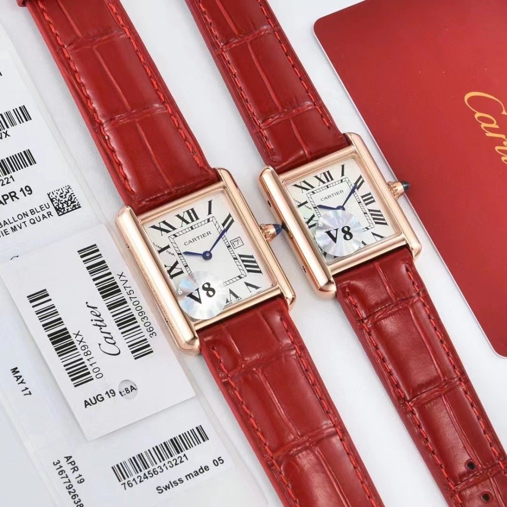 Couple Quartz Watch - 904L Stainless Steel -27*33 mm     24*31mm - CT  52