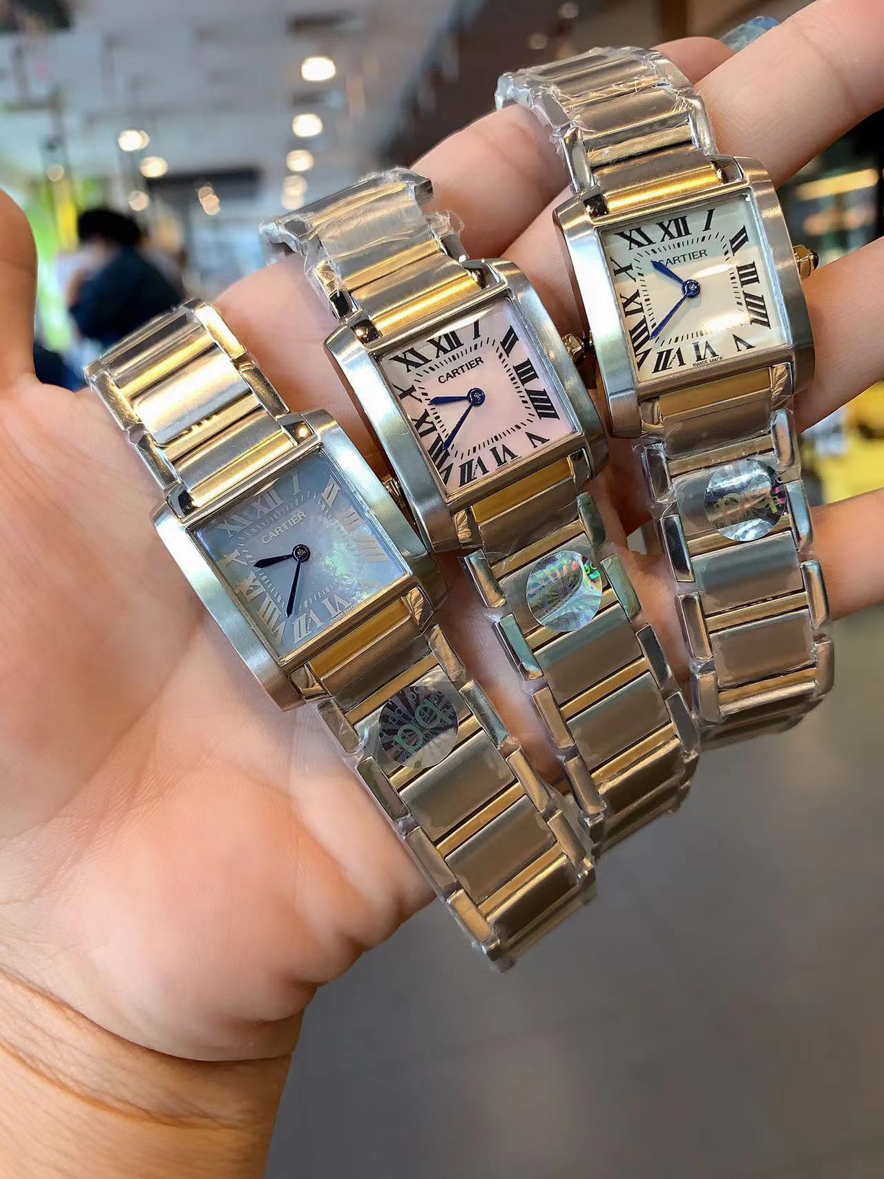 Women's  Quartz Watch Chronograph 904L Stainless Steel 26x20 mm，30x25mm,36x28mm- CT 44