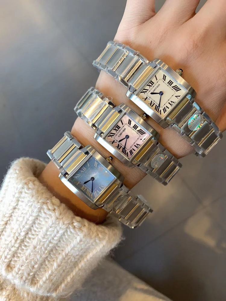 Women's  Quartz Watch Chronograph 904L Stainless Steel 26x20 mm，30x25mm,36x28mm- CT 44