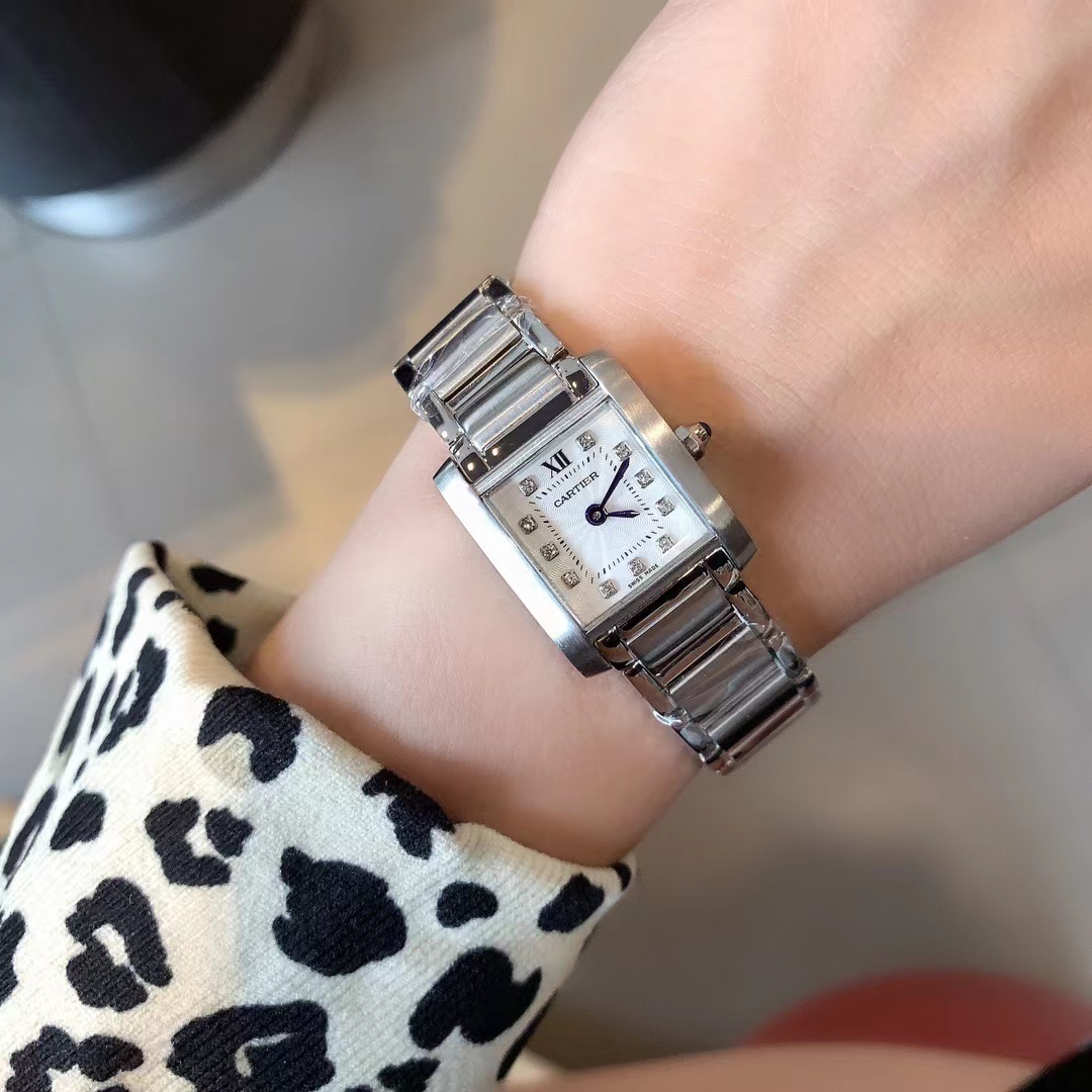 Women's  Quartz Watch Chronograph 904L Stainless Steel 26x20 mm，30x25mm,36x28mm- CT 44