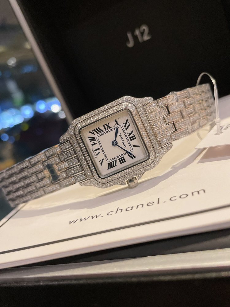 Women's  Quartz Watch Chronograph 904L Stainless Steel 22mm 27mm,- CT 24