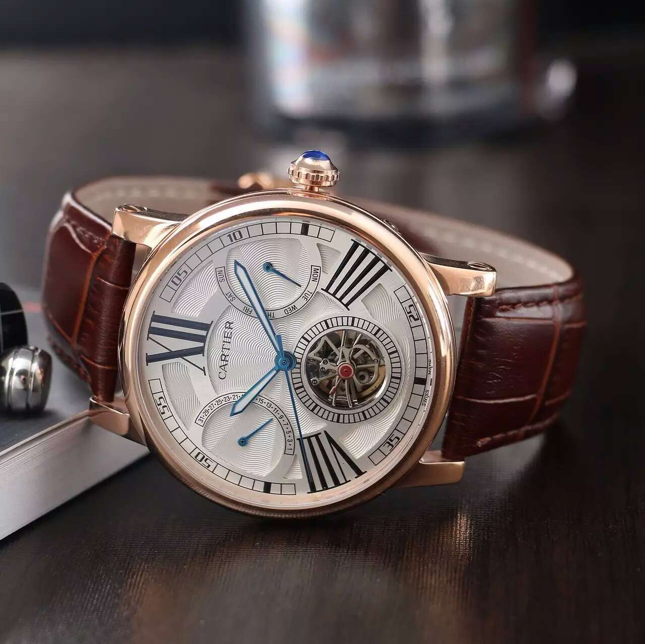 Men's Automatic Mechanical Watch 904L Stainless Steel 43 mm- CT 90