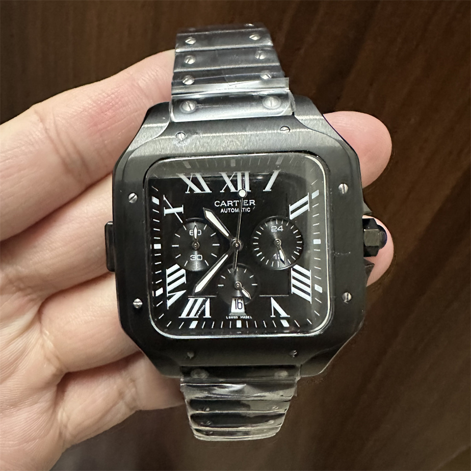 Men's Quartz Watch Chronograph 904L Stainless Steel 44 mm- CT 67