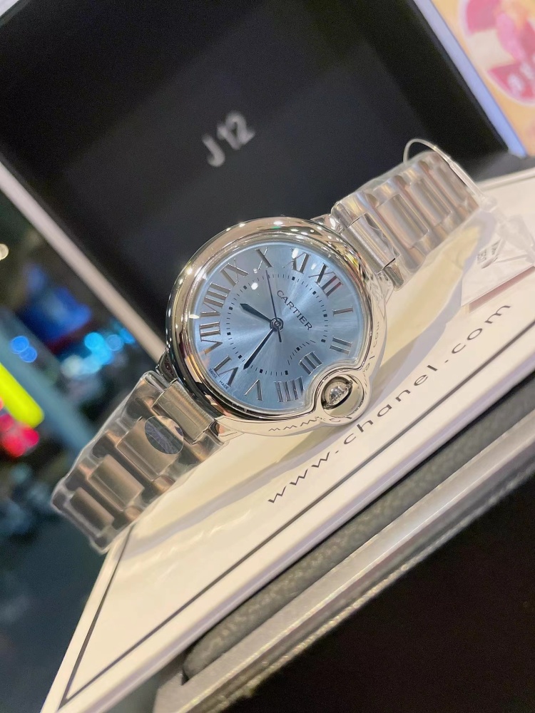Women's  Quartz Watch Chronograph 904L Stainless Steel 33mm- CT 36