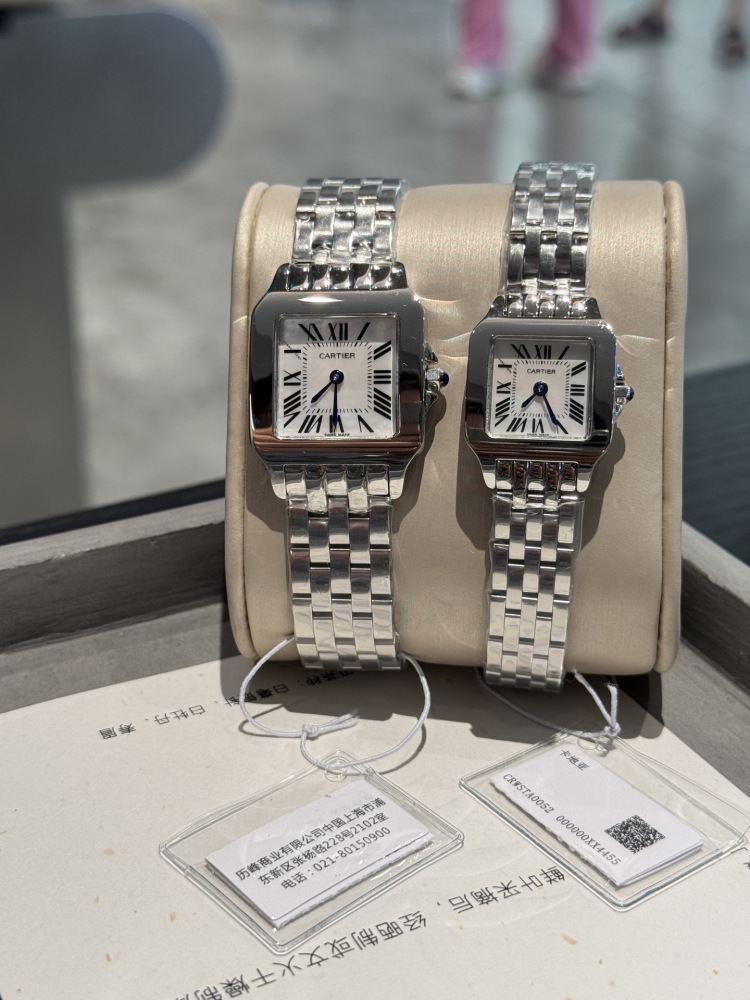 Couple-style Quartz Watch Chronograph 904L Stainless Steel 28x21mm  ,36x26mm-CT 144