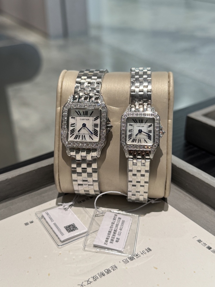 Couple-style Quartz Watch Chronograph 904L Stainless Steel 28x21mm  ,36x26mm-CT 144