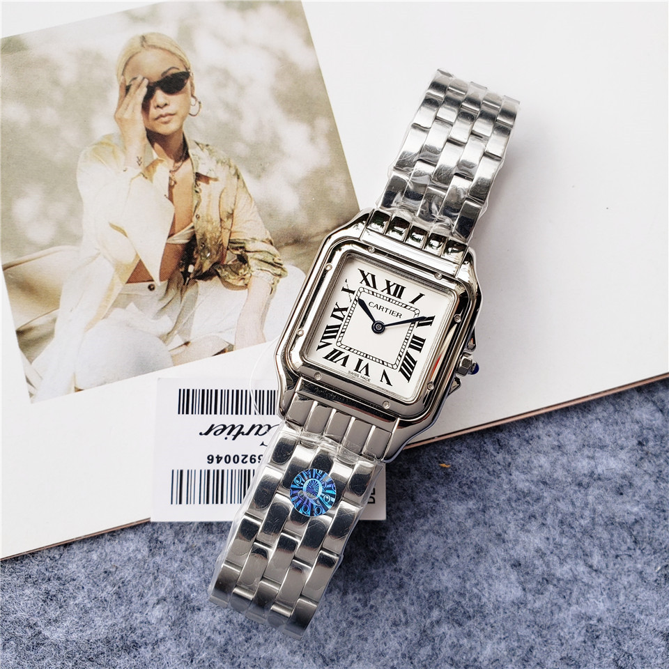 Couple-style Quartz Watch Chronograph 904L Stainless Steel 27mm  ,22mm-CT 13