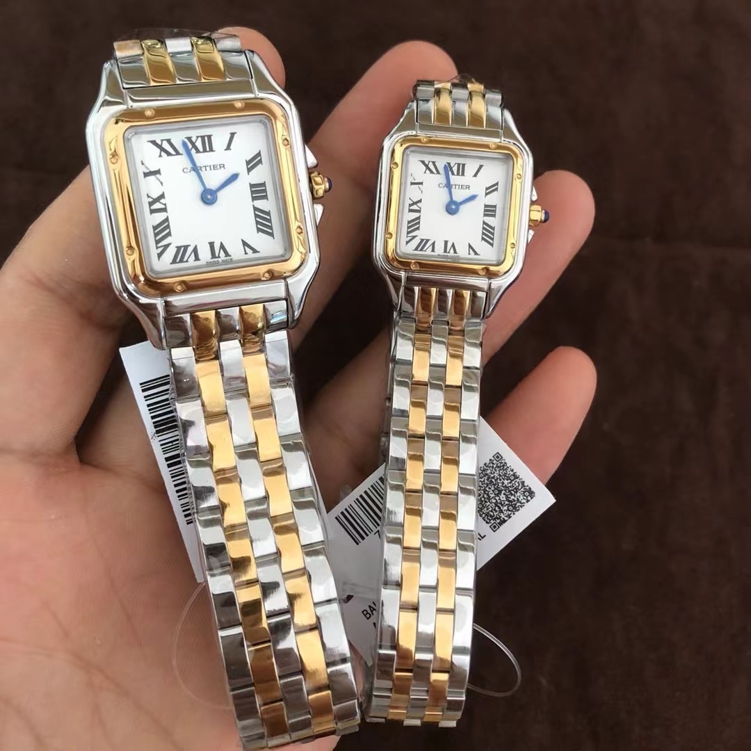 Couple-style Quartz Watch Chronograph 904L Stainless Steel 27mm  ,22mm-CT 139