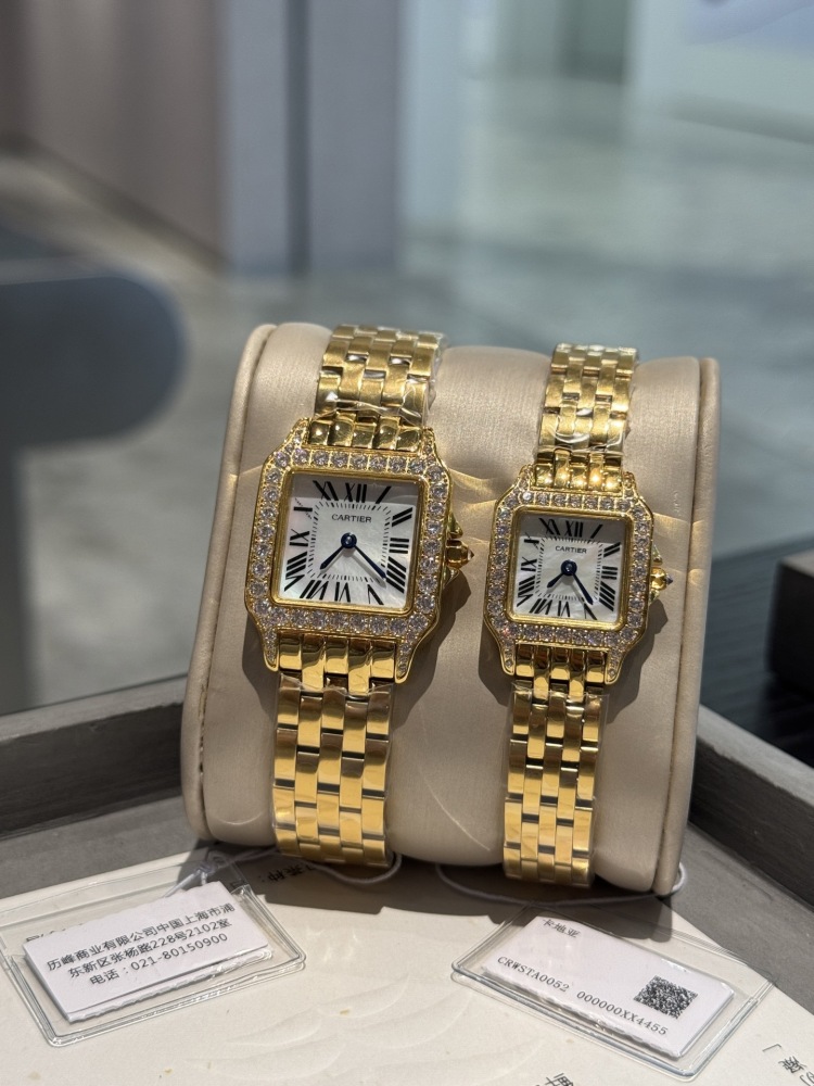 Couple-style Quartz Watch Chronograph 904L Stainless Steel 28x21mm  ,36x26mm-CT 144