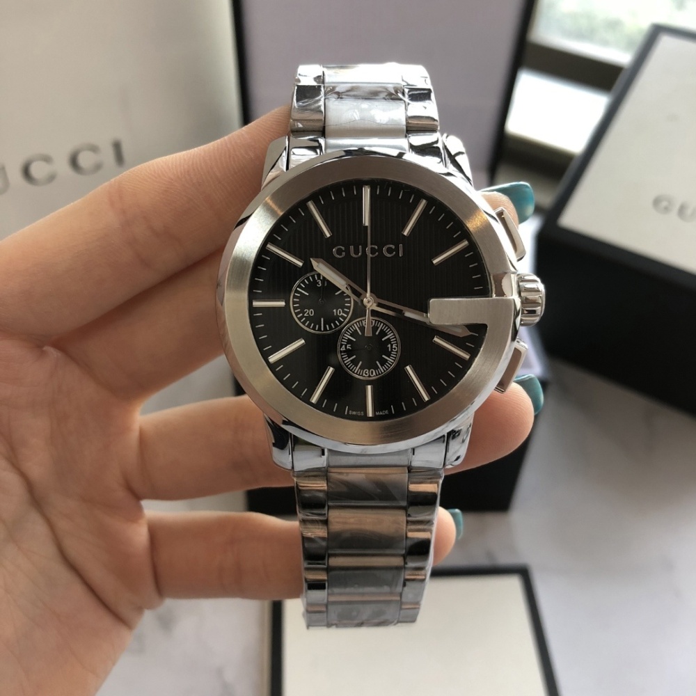 Men's Quartz Watch Chronograph 904L Stainless Steel 43 mm- GC 5