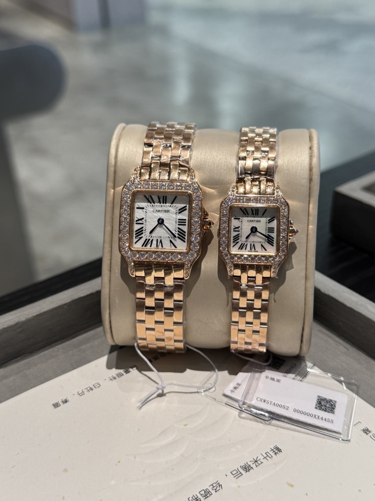 Couple-style Quartz Watch Chronograph 904L Stainless Steel 28x21mm  ,36x26mm-CT 144