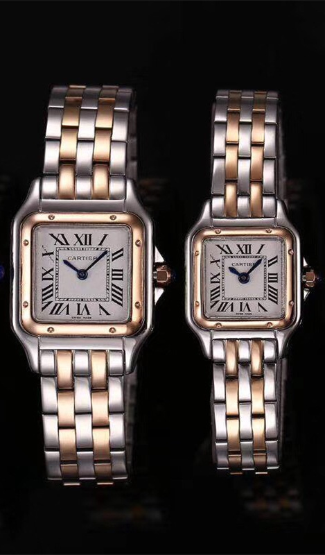 Couple-style Quartz Watch Chronograph 904L Stainless Steel 27mm  ,22mm-CT 13