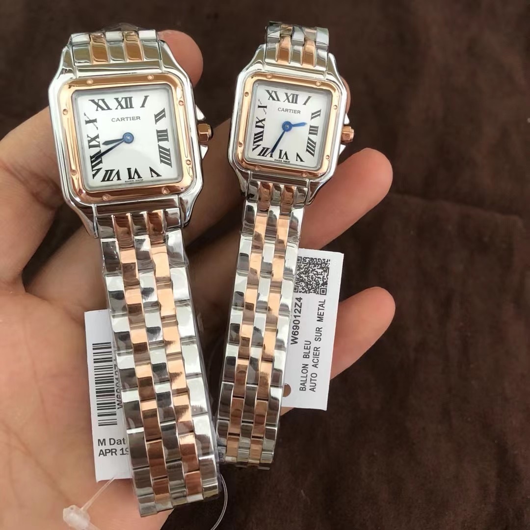 Couple-style Quartz Watch Chronograph 904L Stainless Steel 27mm  ,22mm-CT 139