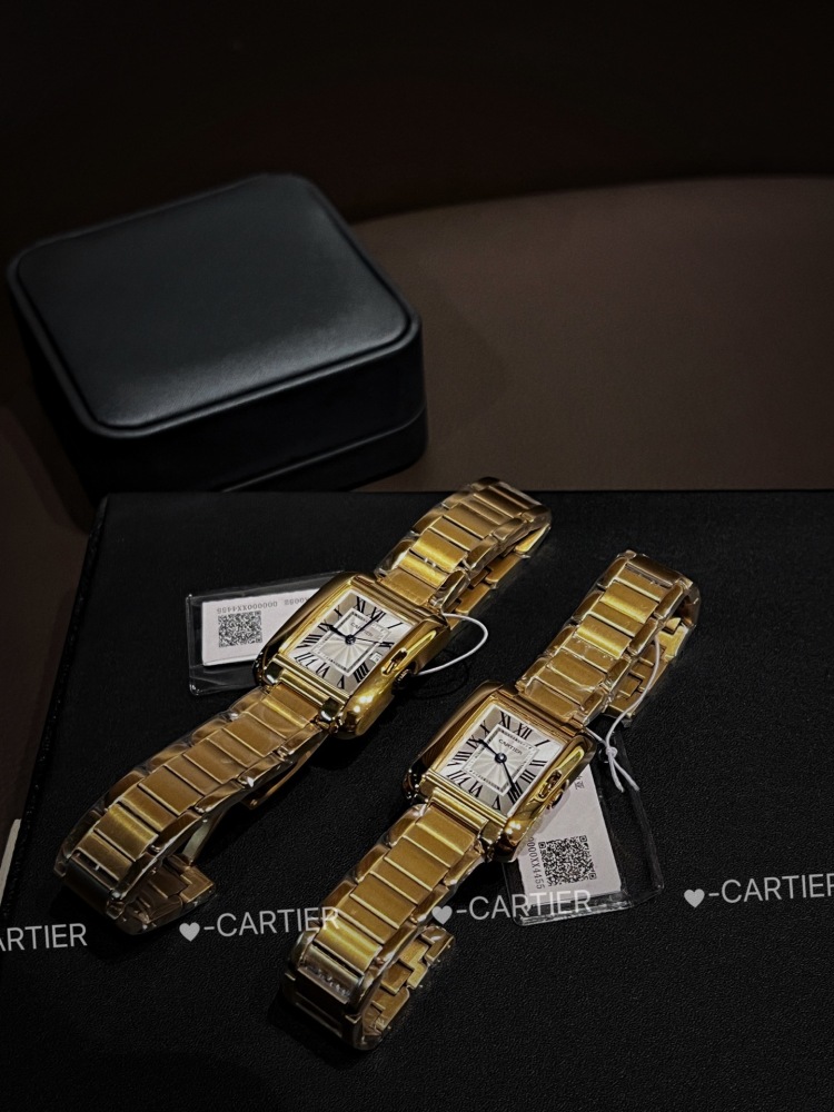 Couple-style Quartz Watch Chronograph 904L Stainless Steel 22x30mm  ,27x34.7mm-CT 146