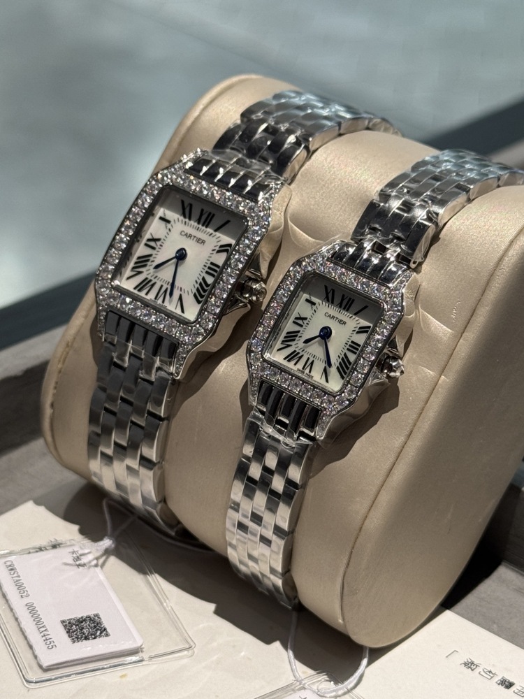 Couple-style Quartz Watch Chronograph 904L Stainless Steel 28x21mm  ,36x26mm-CT 144