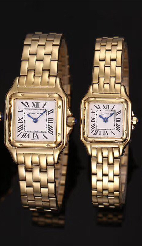 Couple-style Quartz Watch Chronograph 904L Stainless Steel 27mm  ,22mm-CT 13