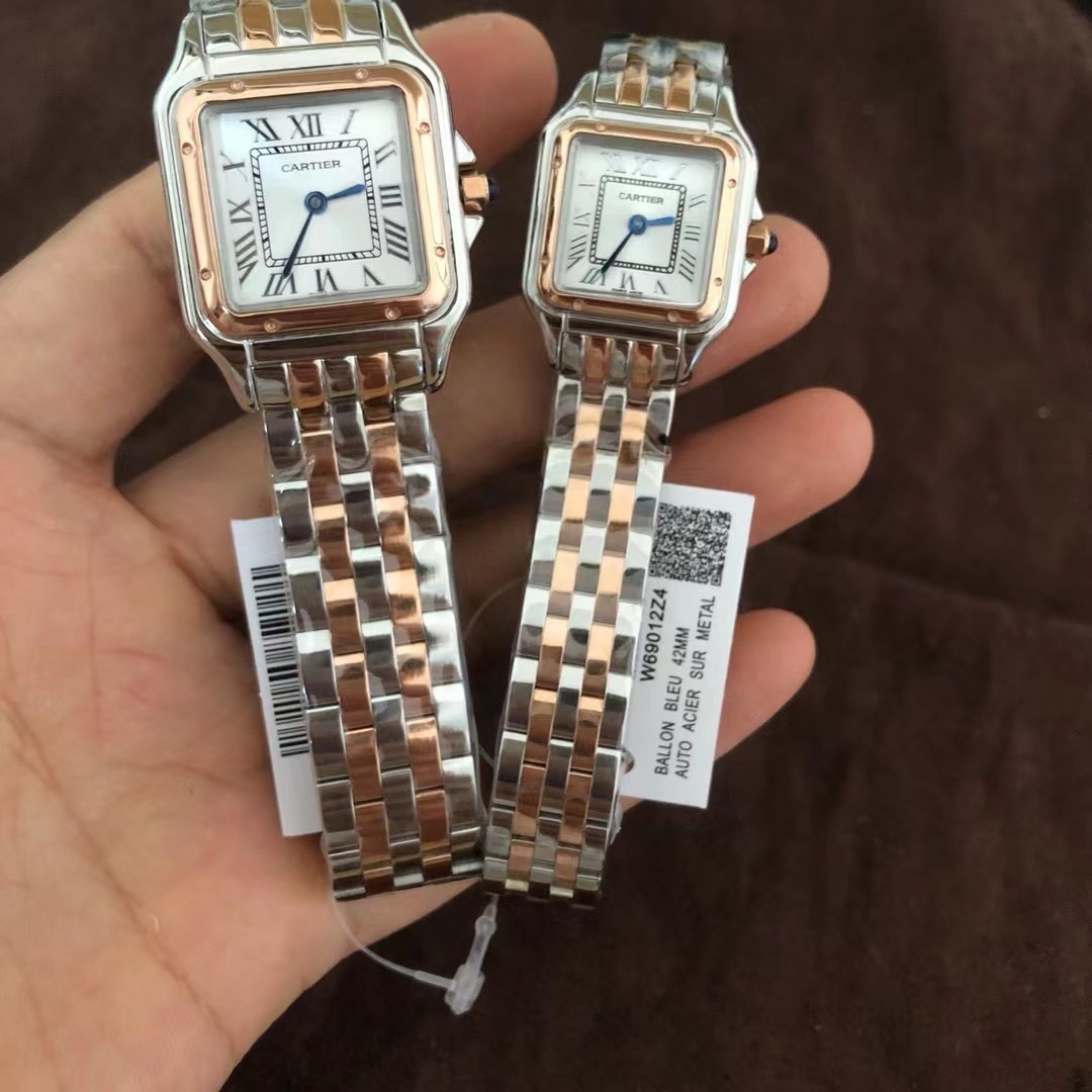 Couple-style Quartz Watch Chronograph 904L Stainless Steel 27mm  ,22mm-CT 139