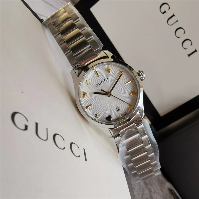 Women's  Quartz Watch Chronograph 904L Stainless Steel 29 mm-38mm-  GC 47