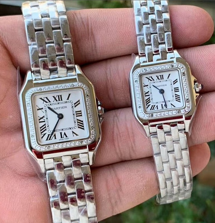 Couple-style Quartz Watch Chronograph 904L Stainless Steel 27mm  ,22mm-CT 13