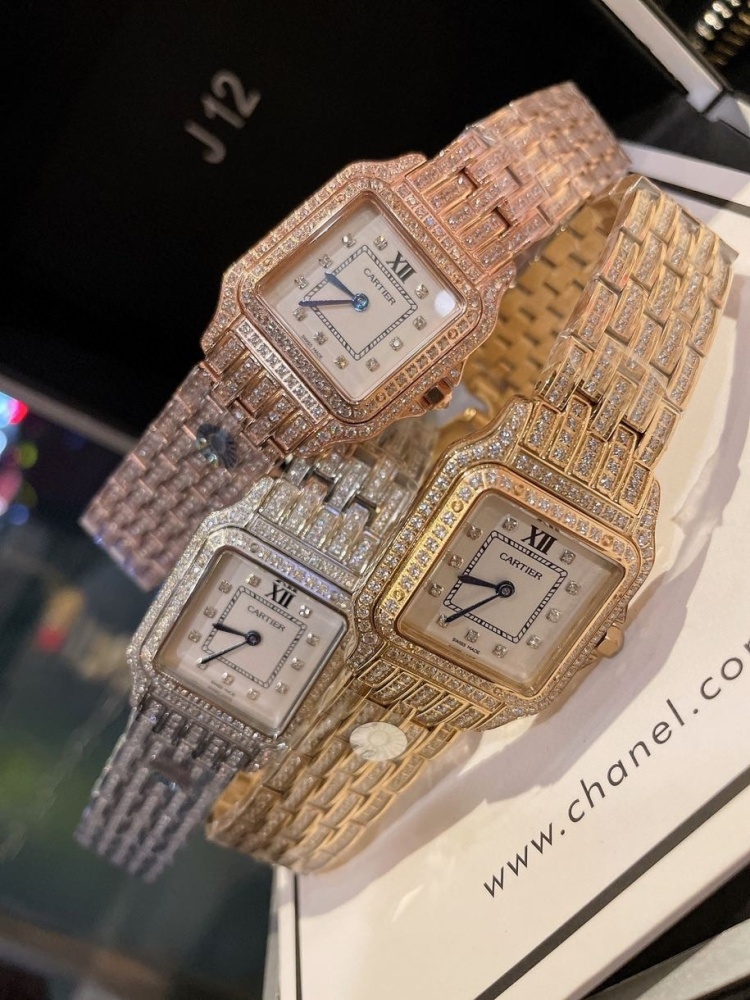 Women's  Quartz Watch Chronograph 904L Stainless Steel 27mm- CT 143