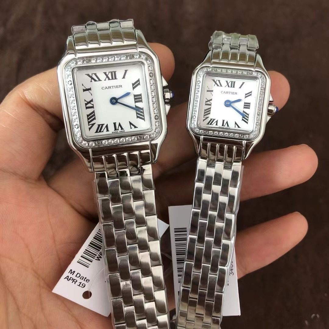 Couple-style Quartz Watch Chronograph 904L Stainless Steel 27mm  ,22mm-CT 139