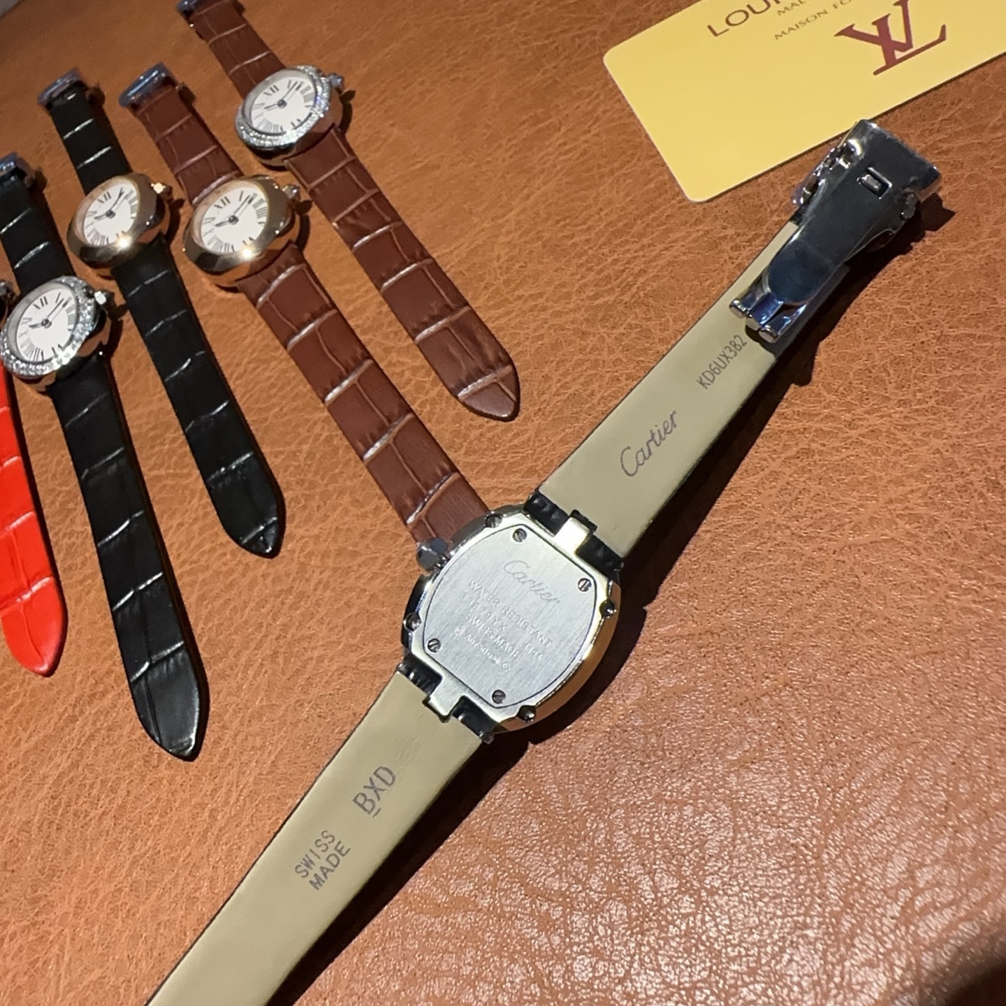 Couple-style Quartz Watch Chronograph 904L Stainless Steel 40x29mm     31x24mm -CT 124