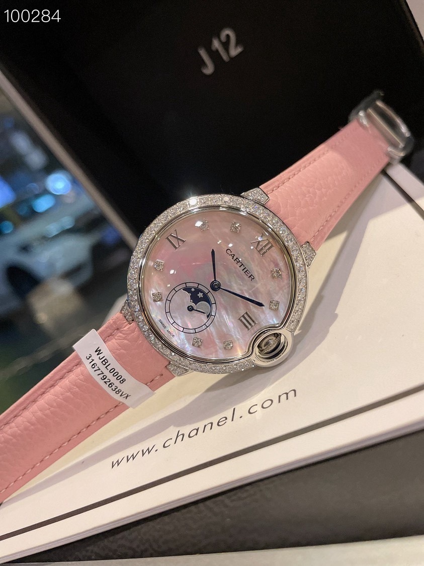 Women's  Quartz Watch Chronograph 904L Stainless Steel 36 mm- CT 137