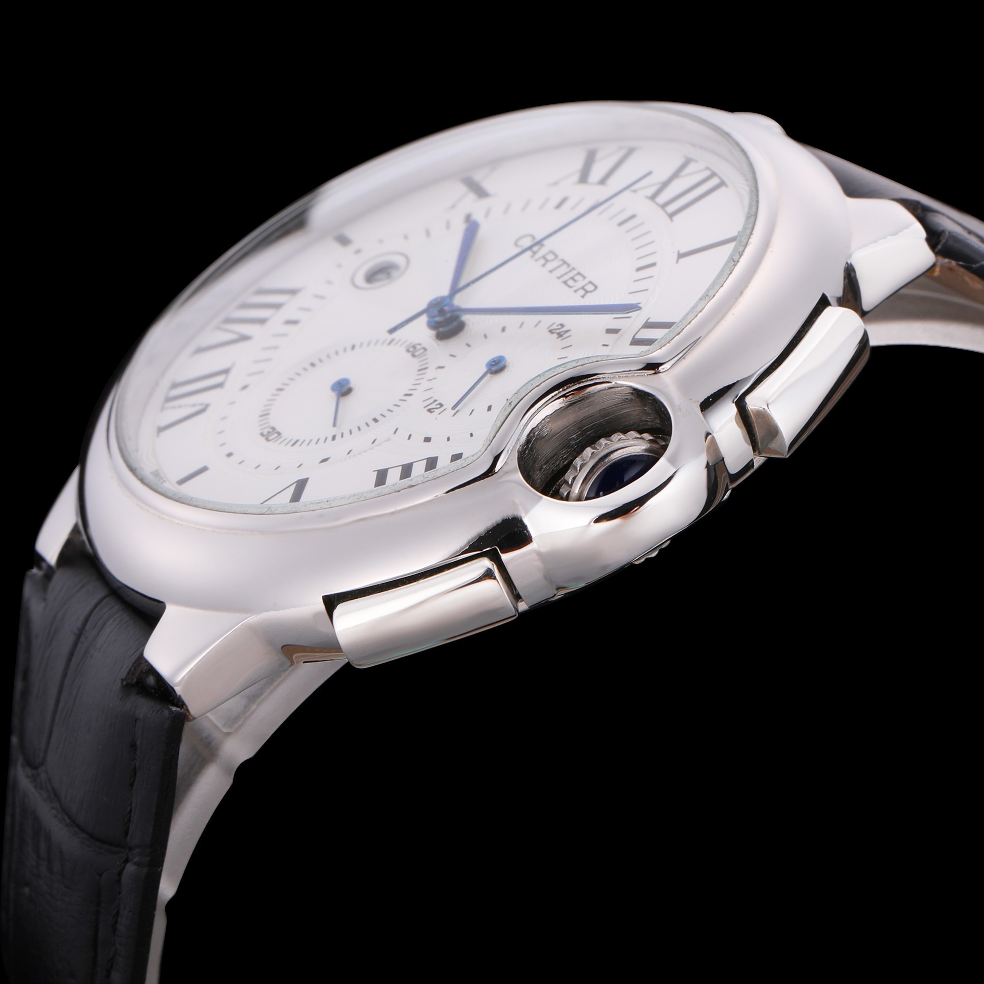 Men's Quartz Watch Chronograph 904L Stainless Steel 46 mm- CT106