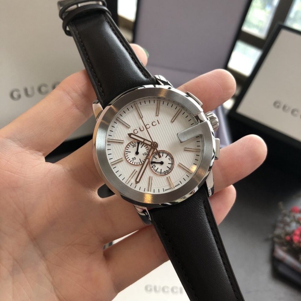 Men's Quartz Watch Chronograph 904L Stainless Steel 43 mm- GC 4