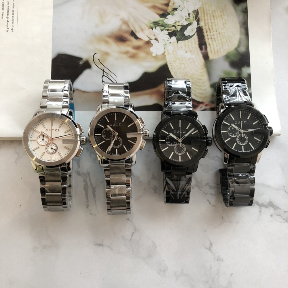 Men's Quartz Watch Chronograph 904L Stainless Steel 43 mm- GC 5