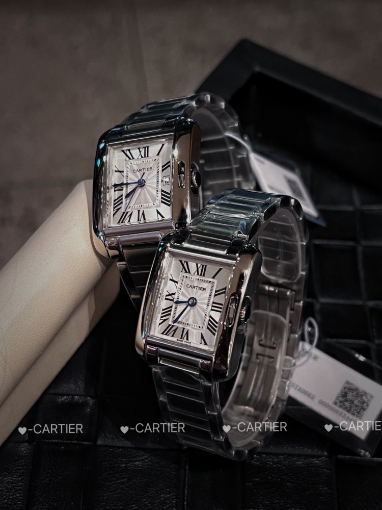 Couple-style Quartz Watch Chronograph 904L Stainless Steel 22x30mm  ,27x34.7mm-CT 146